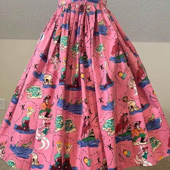 New With Tags! Pinup Girl Clothing Jenny Skirt - Picture 2 of 5